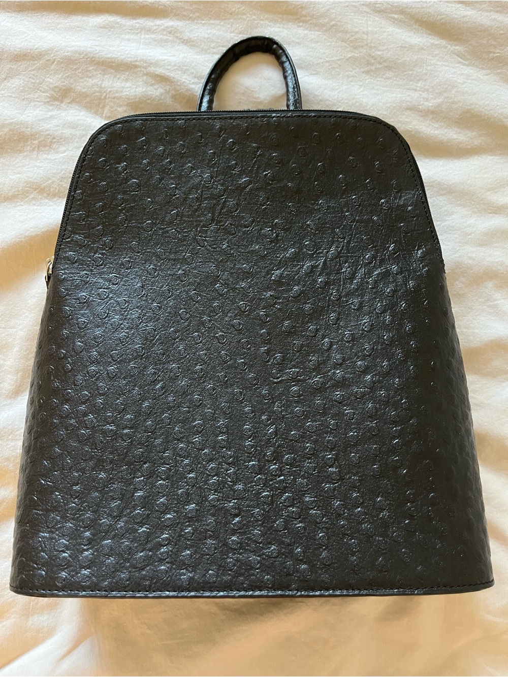 Vachet-ta Italy Leather Backpack Black